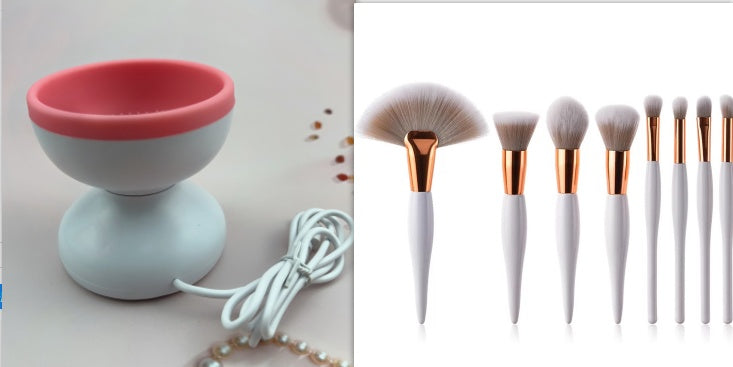 Limpiador automático de brochas cosméticas eléctrico portátil USB