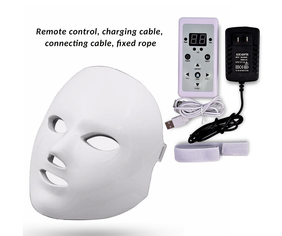 Masque de beauté facial à LED