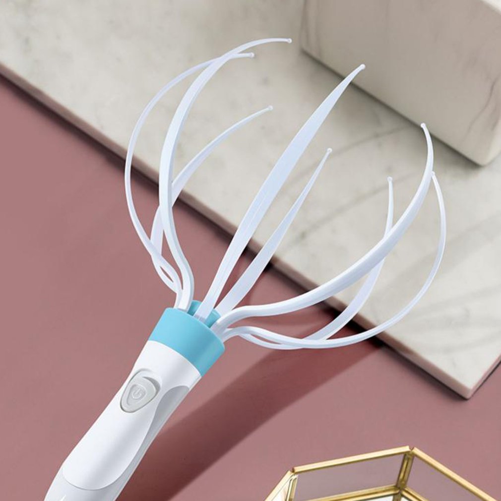 8-Claw Electric Scalp Massager - Relaxing Vibration for Head & Body