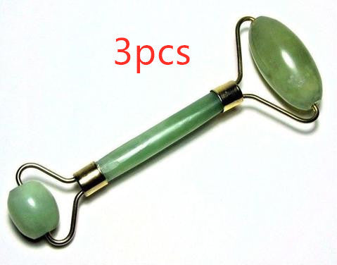 Rodillo de masaje facial de jade: accesorio de belleza