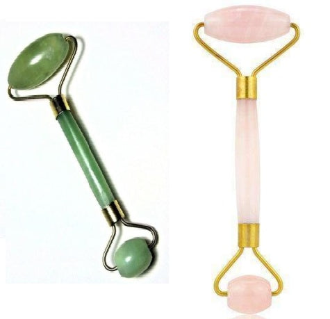 Rodillo de masaje facial de jade: accesorio de belleza