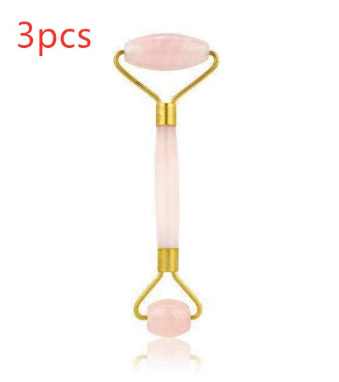 Rodillo de masaje facial de jade: accesorio de belleza