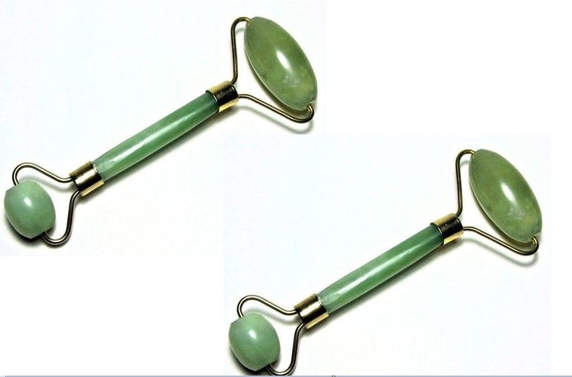 Rodillo de masaje facial de jade: accesorio de belleza
