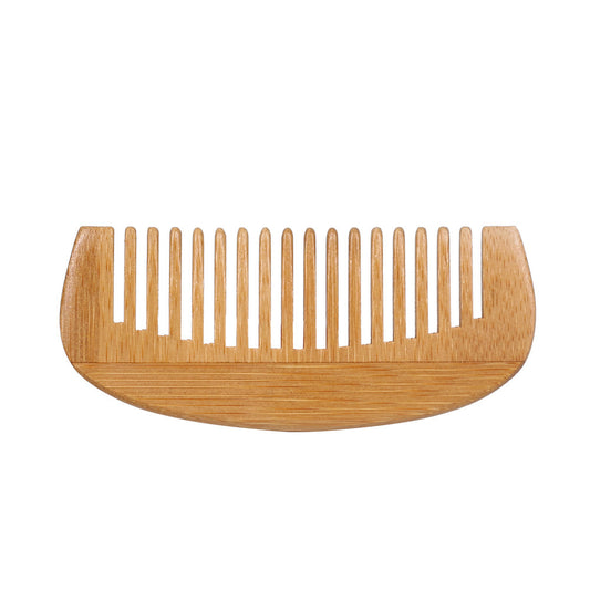 Bamboo Wood Hairdressing Comb – Portable &amp; Anti-Static Size