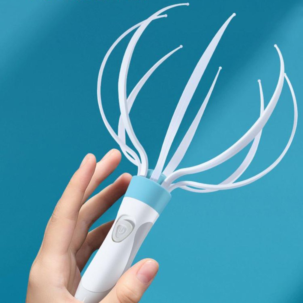8-Claw Electric Scalp Massager - Relaxing Vibration for Head &amp; Body