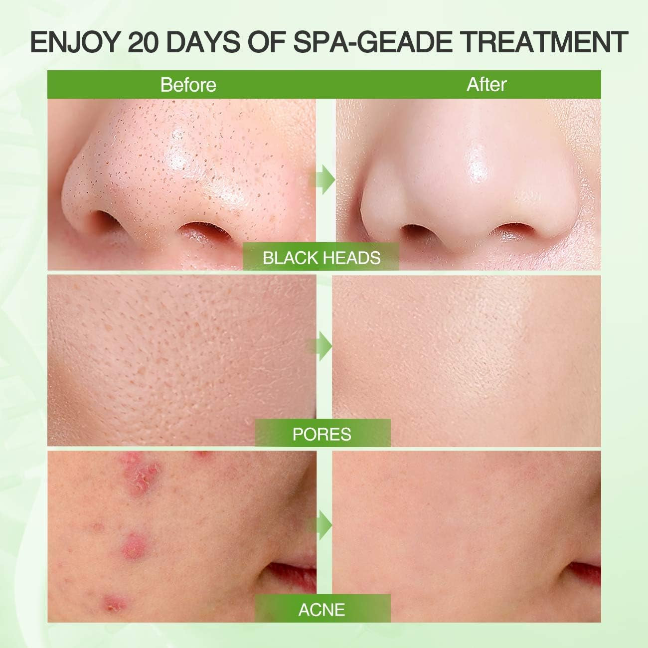 Masque Au Thé Vert Pour Le Visage, Masque Nettoyant En Profondeur Pour Le Visage Masque Soin De La Peau Démaquillant Purifiant Huile De Contrôle (Green Tea Mask Stick-2 Pack)